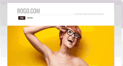 Desktop Screenshot of bogo.com