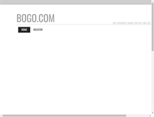 Tablet Screenshot of bogo.com